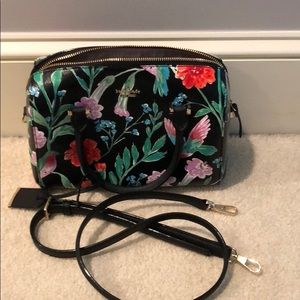 Kate spade floral bird satchel